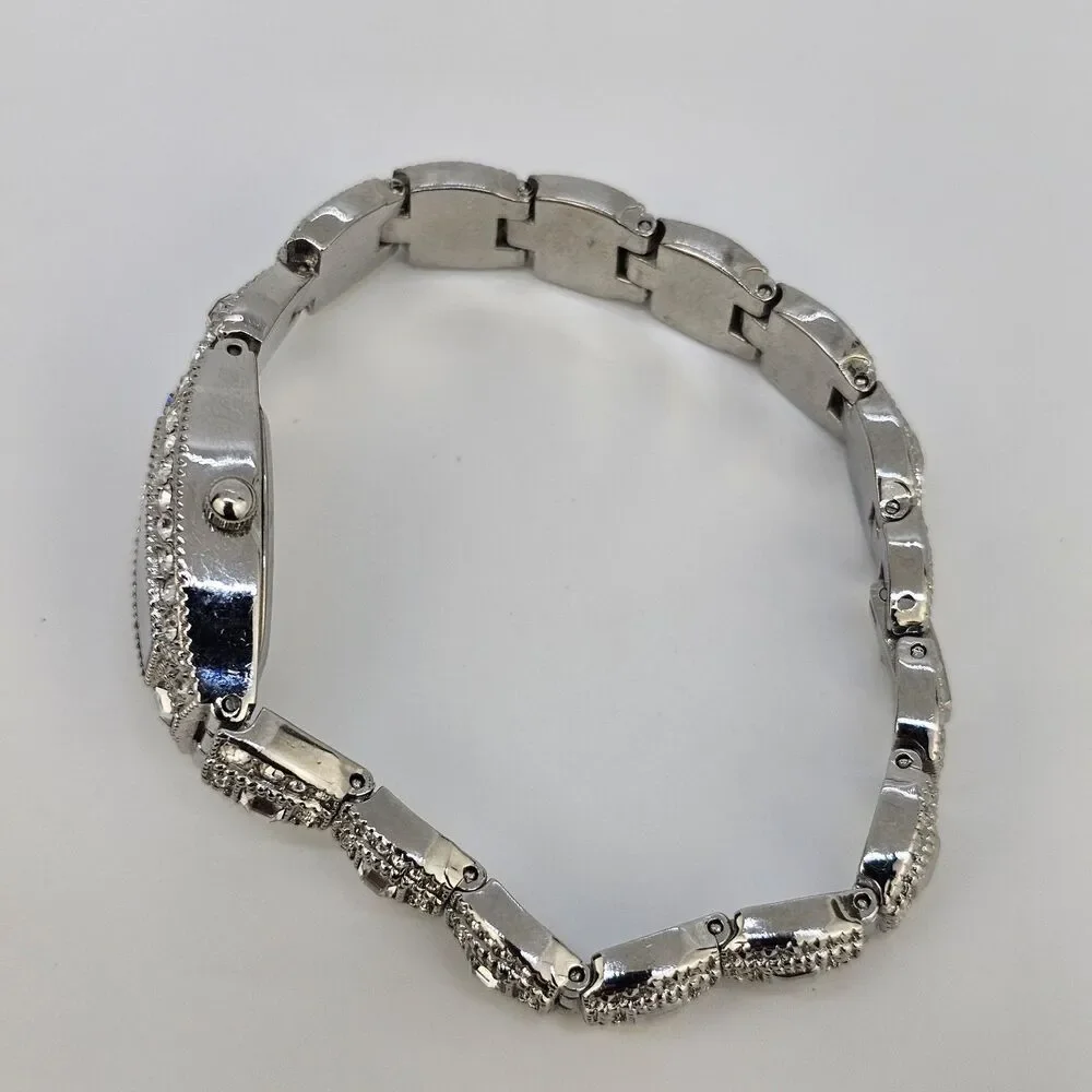 Vivani Women's Watch 18MM White Dial Gray Bracelet Band 6.5